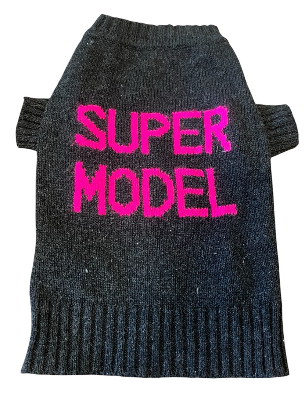 Skull Cashmere Black Knit Sweater